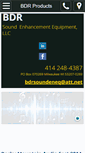 Mobile Screenshot of bdrsound.com